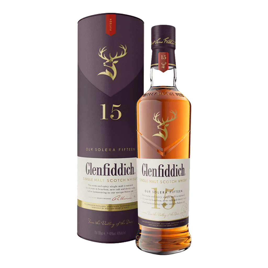 Glenfiddich 15yo Single Malt Scotch Whisky 1ltr